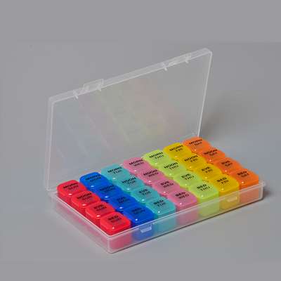 Best buy medication reminder cute colorful daily 7 day weekly pill organizer